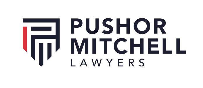 pushor mitchell lawyers logo